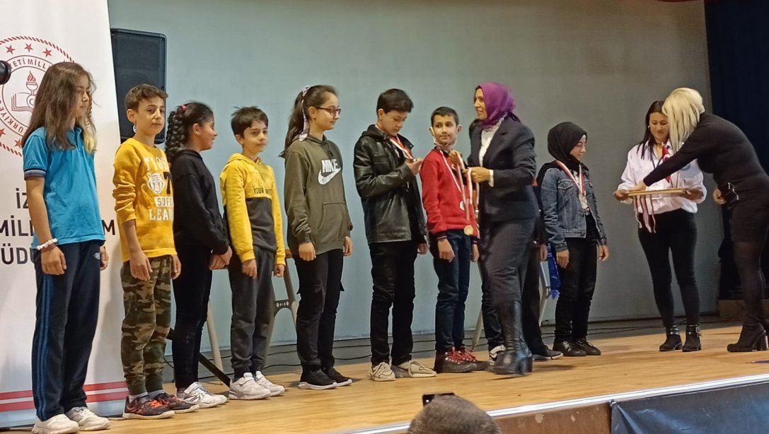 İzmir İli Akıl ve Zeka Oyunları Turnuvası'nda Bayraklı'dan iki birincilik