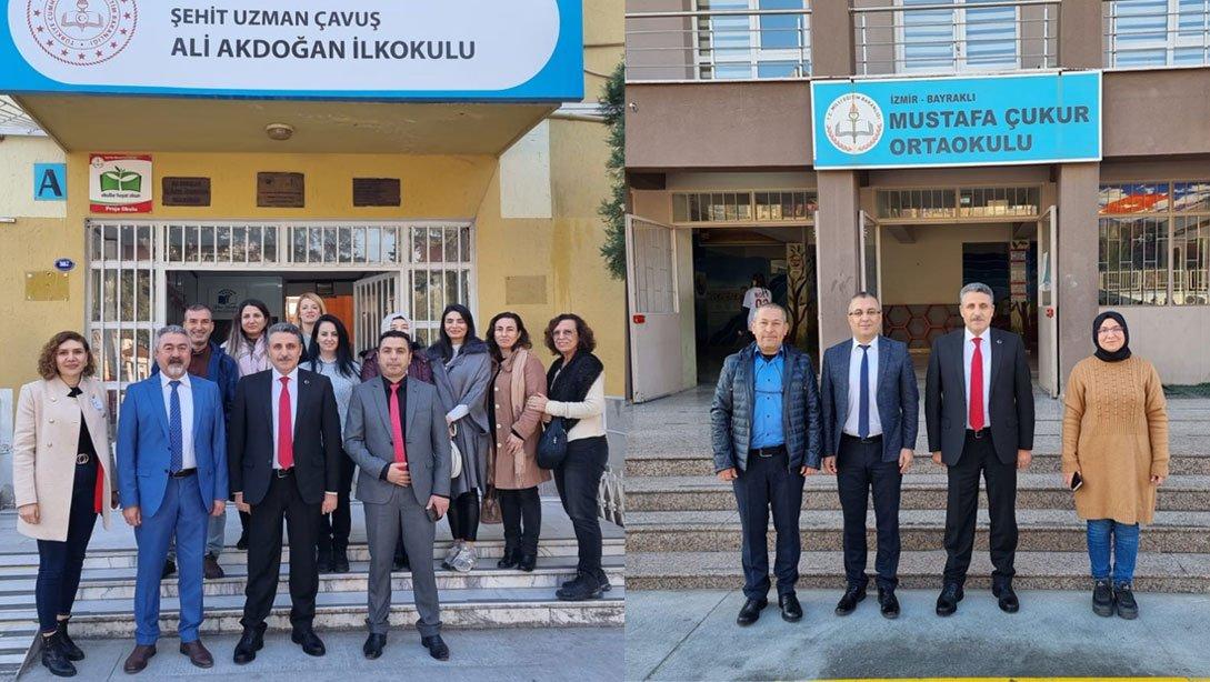 Ş. Uzm. Çvş. Ali Akdoğan İlkokulu ve Mustafa Çukur Ortaokulu Ziyaretleri