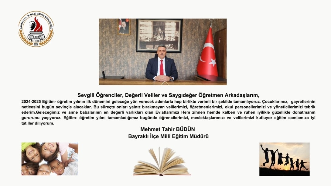 Müdürümüzün Ara Tatil Mesajı